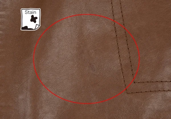 ダナキャランDKNY レザーミニスカート ブラウン4 K-115826_006