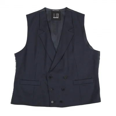 ダンヒルdunhill ウールダブルジレ