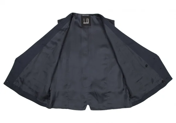 ダンヒルdunhill ウールダブルジレ 紺48 K-115827_009