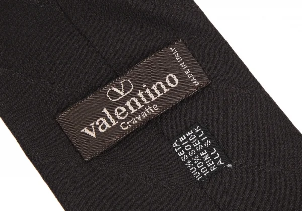 VALENTINO Logo Regimental Silk Tie K-115831_007