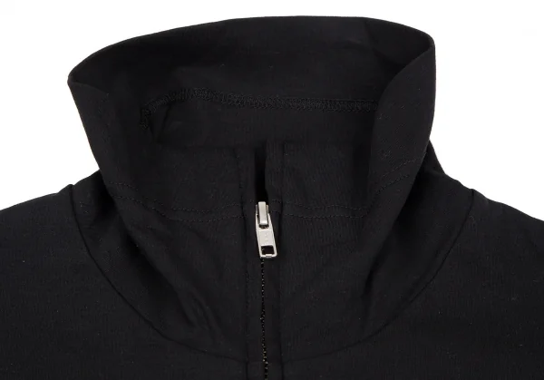 ヨウジヤマモト ファムYohji Yamamoto FEMME コットン立体ポケットダブルジップシャツ 黒2 K-115838_006