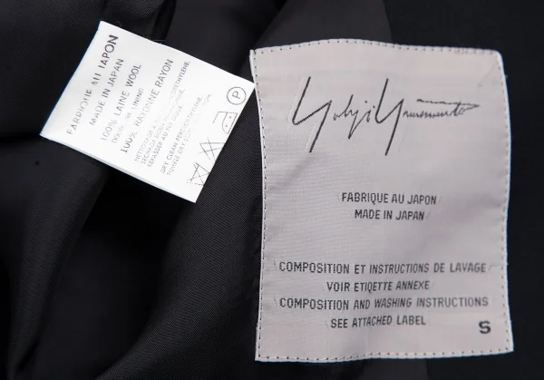 Yohji Yamamoto FEMME Wool Button Design Jacket K-115853_014