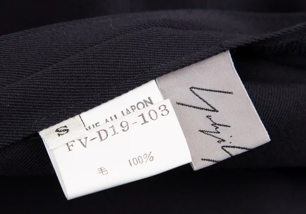 Yohji Yamamoto FEMME Wool Shirt Dress K-115855_016