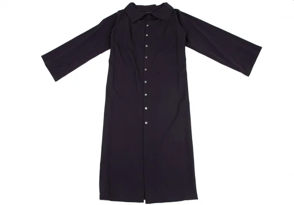 Yohji Yamamoto FEMME Wool Shirt Dress K-115855_002