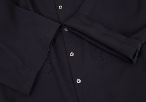 Yohji Yamamoto FEMME Wool Shirt Dress K-115855_007