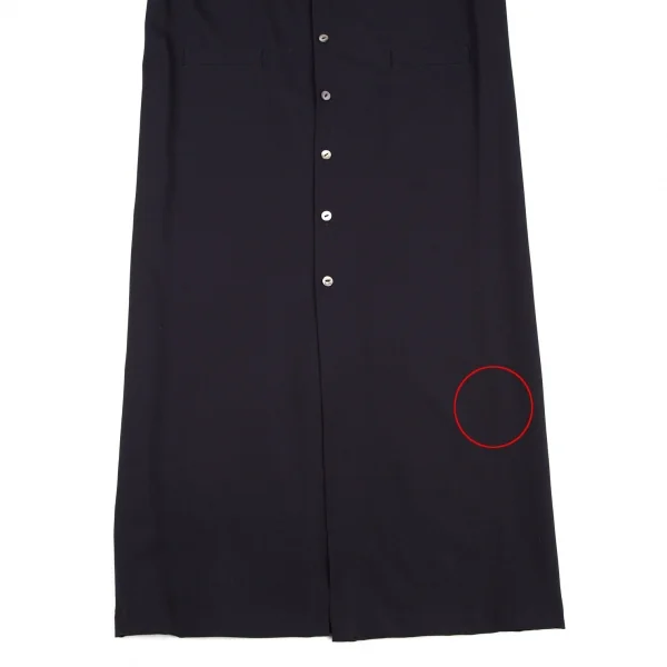 Yohji Yamamoto FEMME Wool Shirt Dress K-115855_009