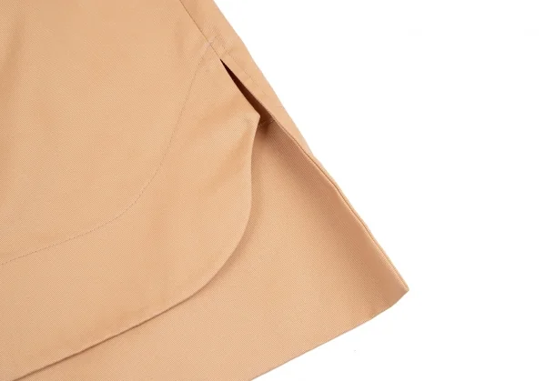 ジルサンダーネイビーJIL SANDER NAVY コットンチノフロントタックスカート ベージュ34 K-115867_010