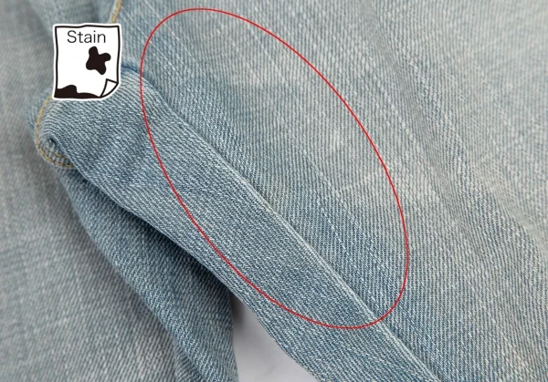 ゼニアスポーツZegna Sport ダメージ加工デニムパンツ アイスブルー32 K-115873_010