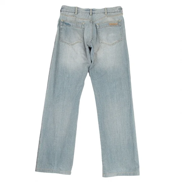 ゼニアスポーツZegna Sport ダメージ加工デニムパンツ アイスブルー32 K-115873_013