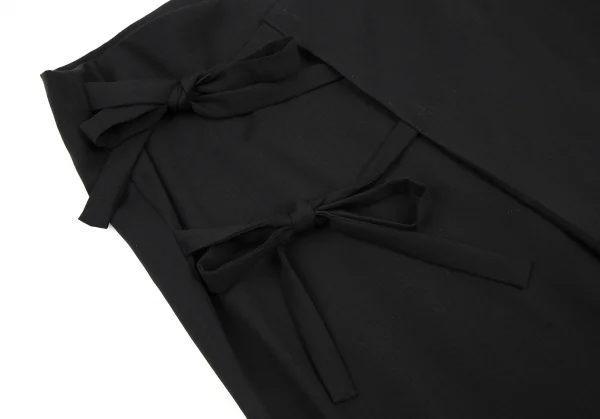 ヨウジヤマモト ファムYohji Yamamoto FEMME ウールギャバコードデザインスカート 黒SS K-115896_004