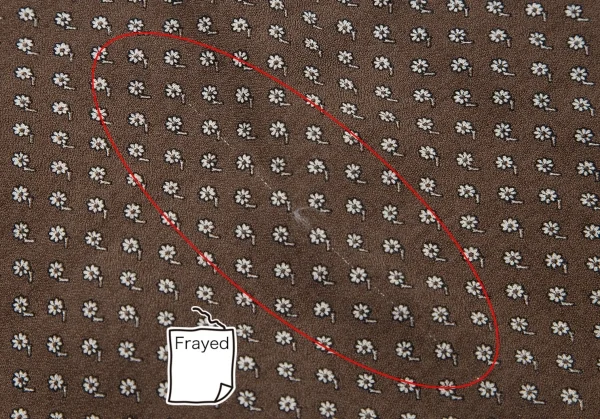 アルマーニジーンズARMANI JEANS レーヨン小花プリントシャツ 茶XS K-115934_015