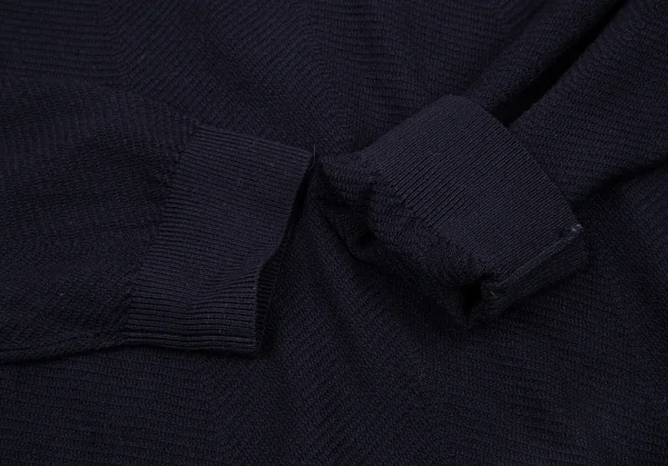 EMPORIO ARMANI Herringbone Woven Knit Top K-115944_005