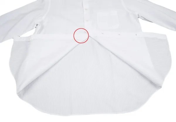 アルマーニコレツィオーニARMANI COLLEZIONI コットンシャドーストライプシャツ 白43 K-115950_014