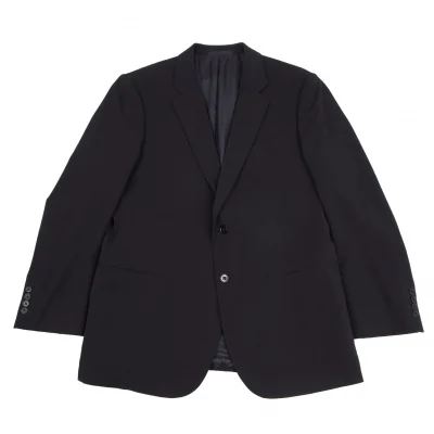アルマーニコレツィオーニARMANI COLLEZIONI ポリレーヨンノッチドラペル2Bジャケット