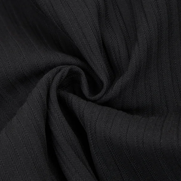 アルマーニコレツィオーニARMANI COLLEZIONI シャドーストライプワンタックパンツ 黒52R K-115956_011