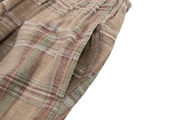 プランテーションPlantation ネップコットンチェックセットアップ モカM K-115982_015