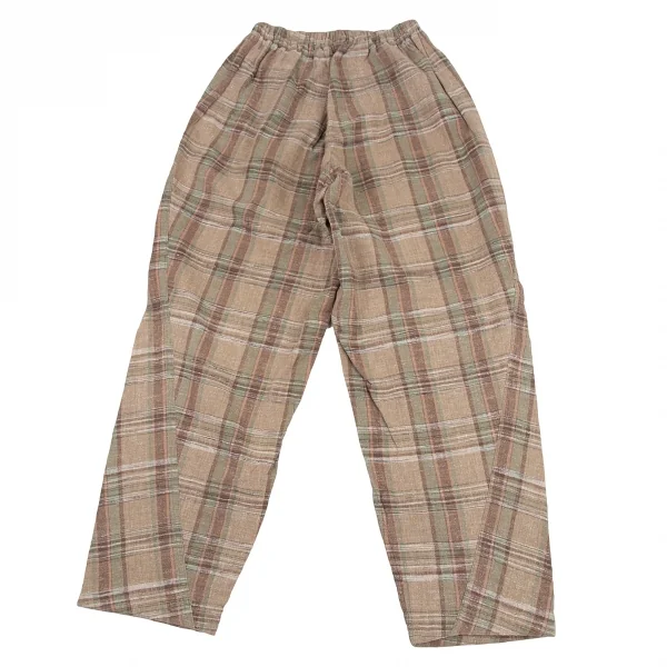プランテーションPlantation ネップコットンチェックセットアップ モカM K-115982_018
