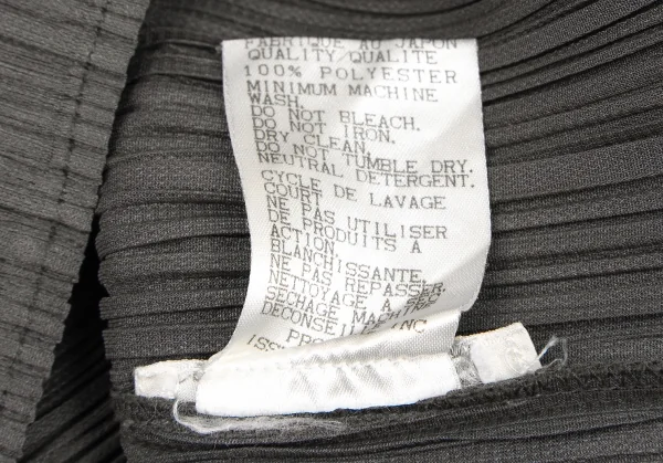 プリーツプリーズPLEATS PLEASE プリーツハイネックセットアップ グレー3 K-115986_011