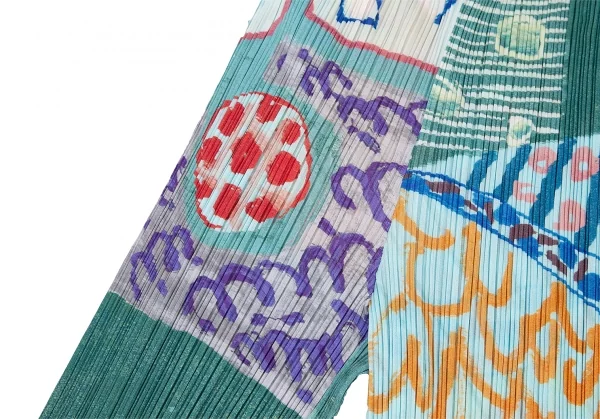 プリーツプリーズPLEATS PLEASE アートプリントプリーツパンツ マルチ2 K-115987_006