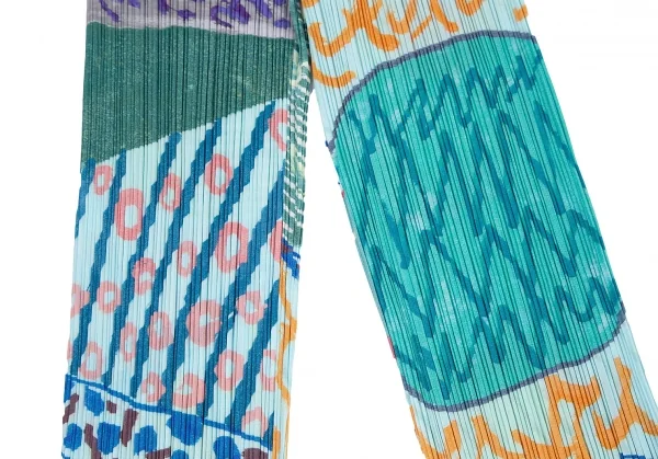 プリーツプリーズPLEATS PLEASE アートプリントプリーツパンツ マルチ2 K-115987_008