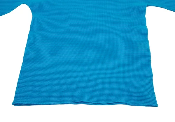 イッセイミヤケISSEY MIYAKEPLEATS (T.) ストレッチプリーツハイネックカットソー 水色M K-115994_007