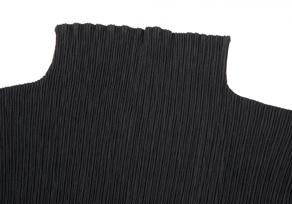 ISSEY MIYAKE Pleats High-neck Long Sleeve Top K-116030_003