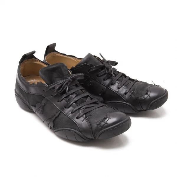 MARITHE + FRANCOIS GIRBAUD Switching Leather Shoes Black 37(About US 6.5) K-116040_001