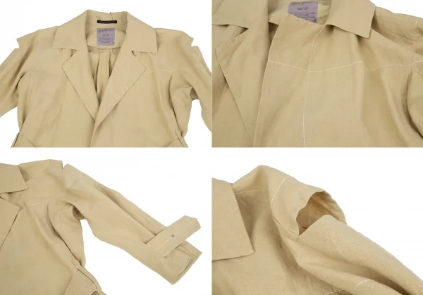 超爆安 ヨウジヤマモト ファムYohji Yamamoto FEMME リネンボタンレス 靴