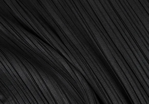 プリーツプリーズPLEATS PLEASE ダマスクエンボス裾カッティングノースリーブトップス 黒3 K-116058_012