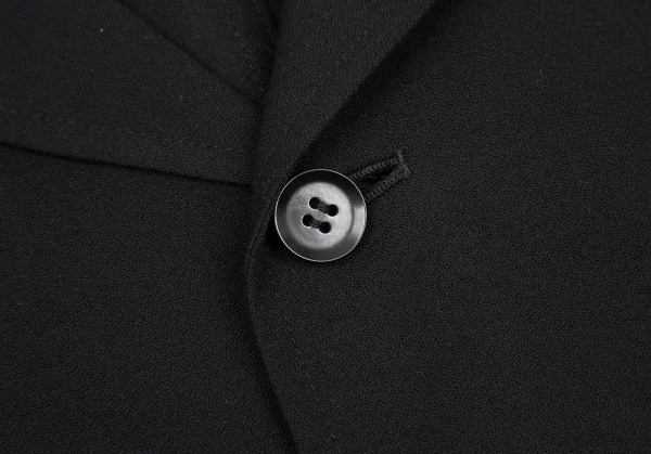 ワイズY's レーヨンジョーゼット3Bジャケット 黒2 K-116073_005