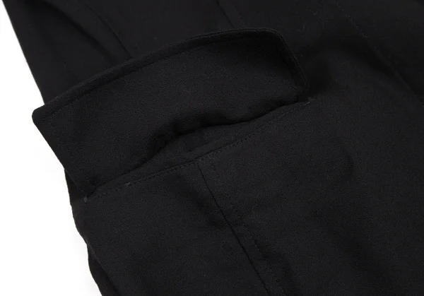 ワイズY's レーヨンジョーゼット3Bジャケット 黒2 K-116073_009