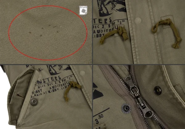 HYSTERIC GLAMOUR×DESTROY ALL MONSTERS Printed Mods Coat K-116094_007