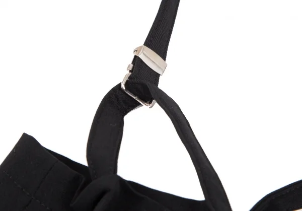 ワイズY's ウールギャバサスペンダーワイドパンツ 黒M位 K-116108_004