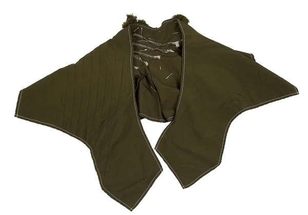 トリココムデギャルソンtricot COMME des GARCONS 製品染めフリルラップスカート 抹茶F K-116109_002