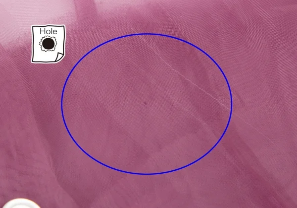 ジュンヤワタナベ コムデギャルソンJUNYA WATANABE COMME des GARCONS 裾フリルシースルーシャツ M位 紫S K-116113_011