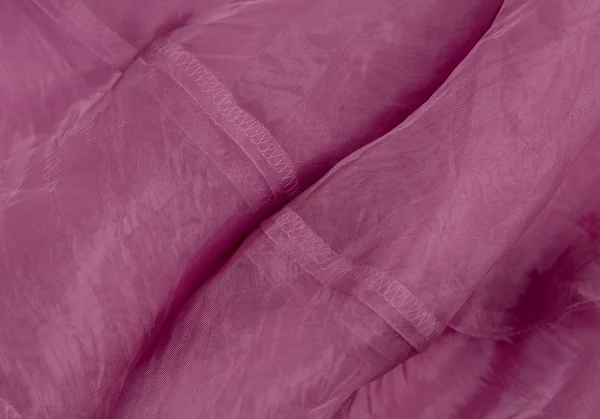 ジュンヤワタナベ コムデギャルソンJUNYA WATANABE COMME des GARCONS裾断ち切りシースルースカート 紫M K-116114_015