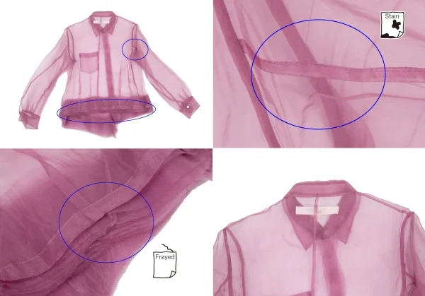 ジュンヤワタナベ コムデギャルソンJUNYA WATANABE COMME des GARCONS シースルーセットアップ M位・M 紫S・M K-116115_008