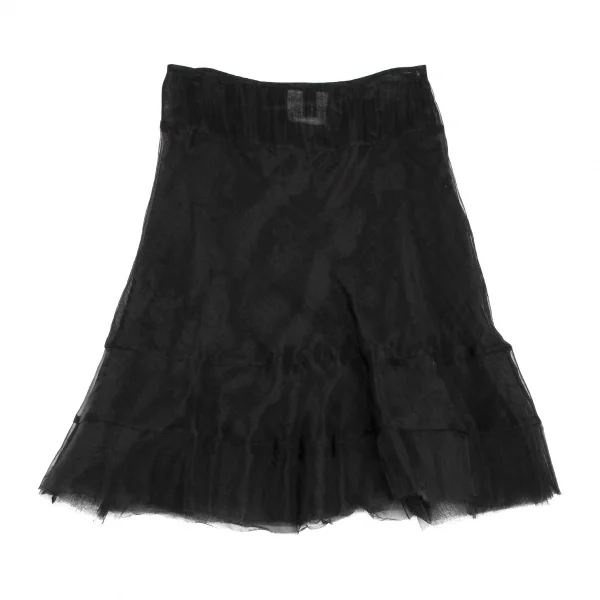 JUNYA WATANABE COMME des GARCONS Cut Off Hem See Through Skirt K-116116_002