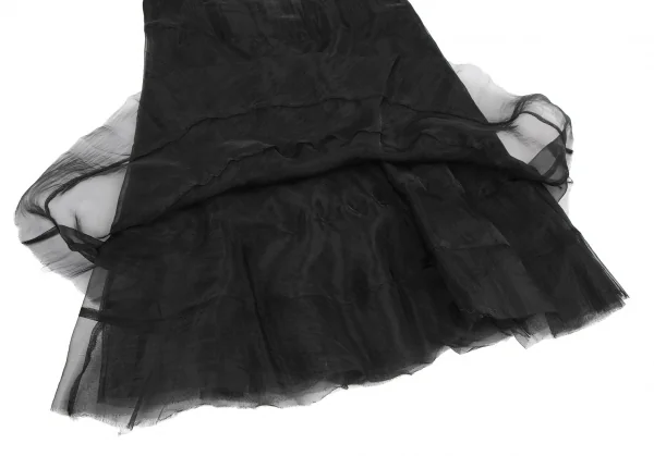 JUNYA WATANABE COMME des GARCONS Cut Off Hem See Through Skirt K-116116_008