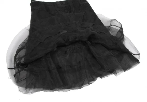 JUNYA WATANABE COMME des GARCONS Cut Off Hem See Through Skirt K-116116_009