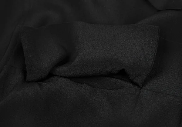 ヨウジヤマモト ファムYohji Yamamoto FEMME シルクフラップポケットデザインジャケット 黒S K-116121_006