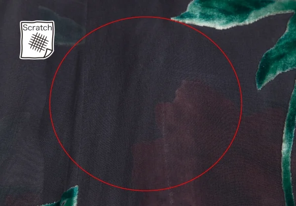 ヨウジヤマモト ファムYohji Yamamoto FEMME フラワーパイルプリントシルクシースルーラップスカート チャコールS K-116125_005