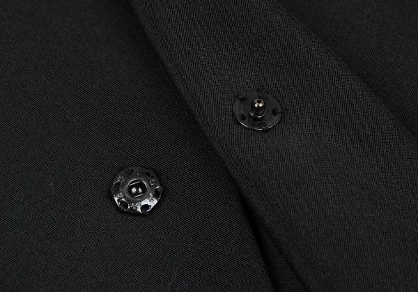 ヨウジヤマモト ファムYohji Yamamoto FEMMEウールシルクロングジャケット 黒M K-116129_007