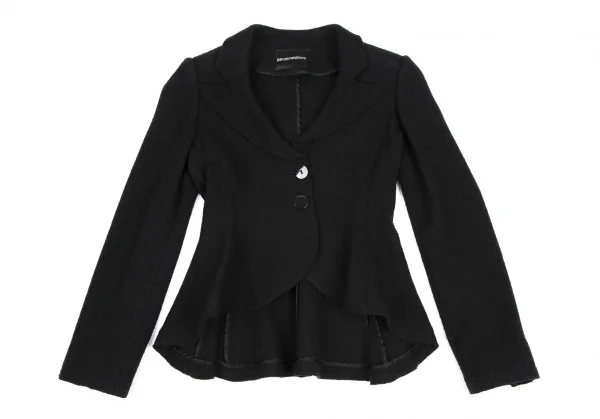 EMPORIO ARMANI Compressed Wool Flare Jacket K-116146_002