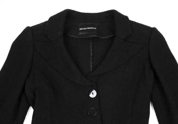 EMPORIO ARMANI Compressed Wool Flare Jacket K-116146_003