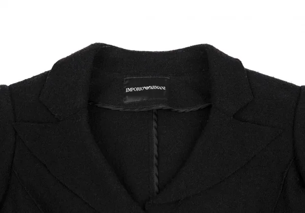 EMPORIO ARMANI Compressed Wool Flare Jacket K-116146_004