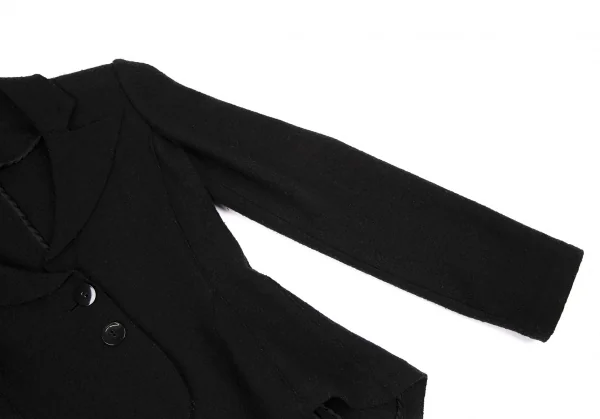 EMPORIO ARMANI Compressed Wool Flare Jacket K-116146_007