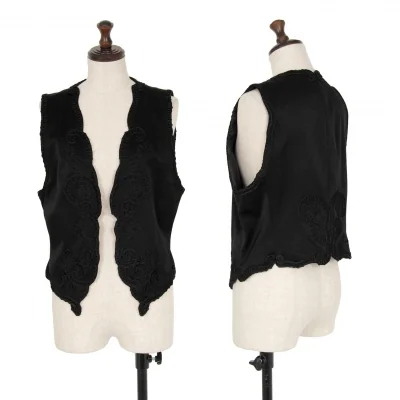 レキップ ヨシエイナバL'EQUIPE YOSHIE INABA コード刺繍ボタンレスベスト 9