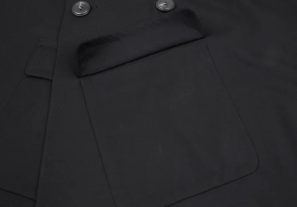 ジャンポールゴルチエ ファムJean Paul GAULTIER FEMME ミノタウロスライニングウールギャバサイドスリットコート 黒40 K-116181_011