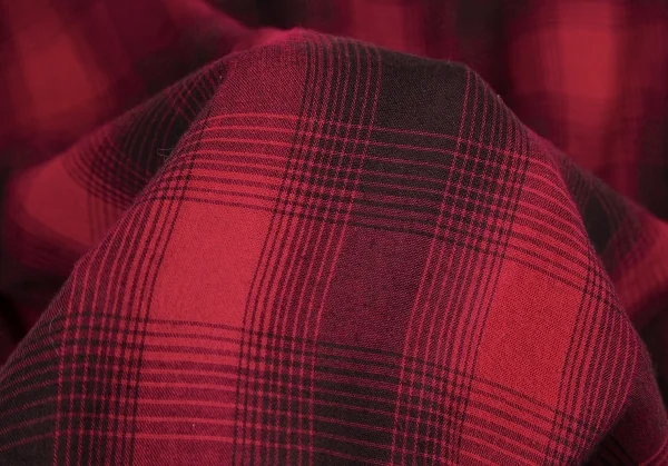 サンローラン Saint Laurent  ダメージ加工レーヨンチェック長袖シャツ 赤黒XS K-116202_016